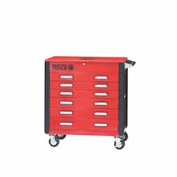 35" x 21" MSC4FD ROLLING TOOL CART (RED/CHROME)