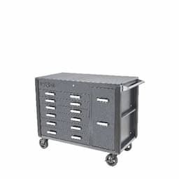 49” x 25” MSC5 POWERED TOOL CART (SILVER VEIN/BLACK)