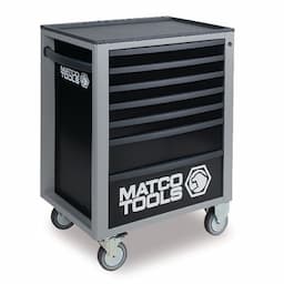 29" x 18" MSC7 WORKTOP TOOL CART (BLACK/GRAY)