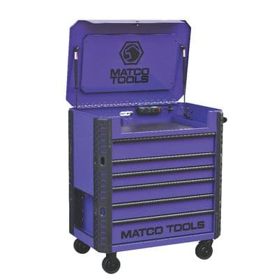 38" X 24" MSCX SIDEKICK™ READY TOOL CART (ELECTRIC PURPLE/BLACK)
