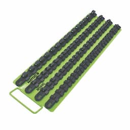 MAGNETIC SOCKET RAIL TRAY FOR 80 SOCKETS - GREEN