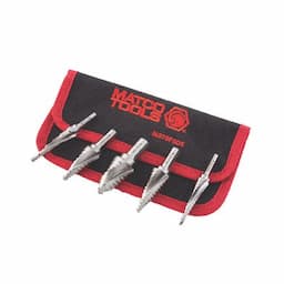 5 PIECE SPIRAL FLUTE STEP DRILL SET