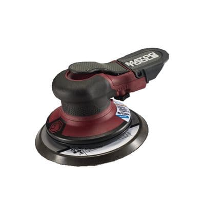 3/16" RANDOM ORBITAL PNEUMATIC LOW NOISE 6" PALM SANDER - BURGUNDY