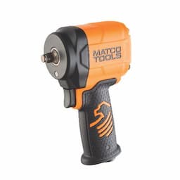 3/8" DRIVE STUBBY PUSH BUTTON PNEUMATIC IMPACT WRENCH - ORANGE