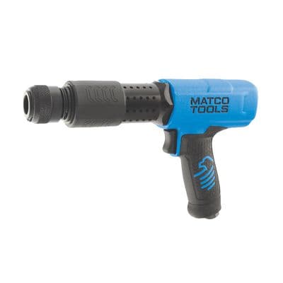 LONG BARREL PNEUMATIC AIR HAMMER - BLUE