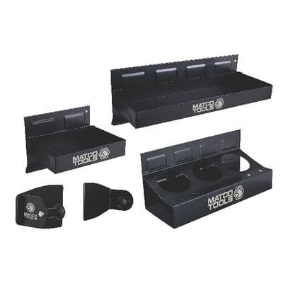 4 PIECE MAGNETIC ORGANIZATION HOLDER SET - BLACK
