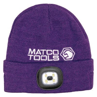BLUETOOTH LIGHT BEANIE - PURPLE