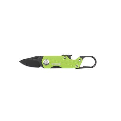 CARABINER FOLDING KNIFE - GREEN