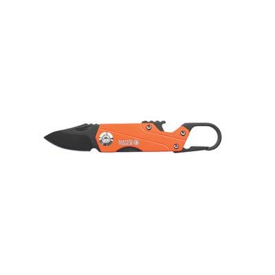 CARABINER FOLDING KNIFE - ORANGE