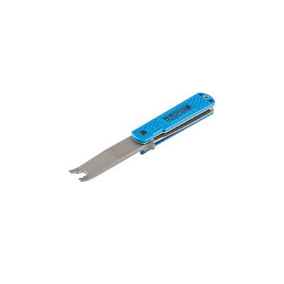 EVERYDAY CARRY FOLDING CLIP LIFTER WITH ALUMINUM HANDLE - BLUE