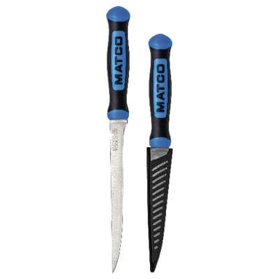 RATCHET HANDLE FISH KNIVES - BLUE