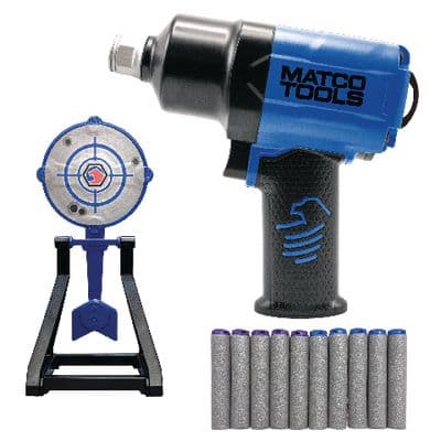 MATCO IMPACT WRENCH FOAM DART GUN SET - BLUE