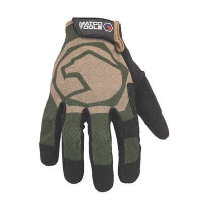 GRIP TOUCH GLOVE ARMY L 