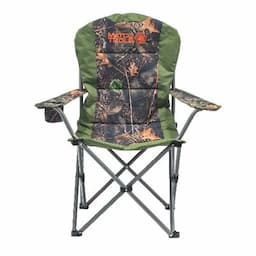 HEAVY-DUTY PADDED FOLDING CAMP CHAIR