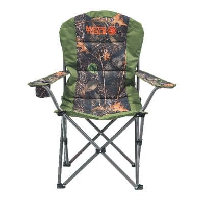 HEAVY-DUTY PADDED FOLDING CAMP CHAIR