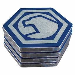 HEX SHAPED CUSTOM COASTER SET