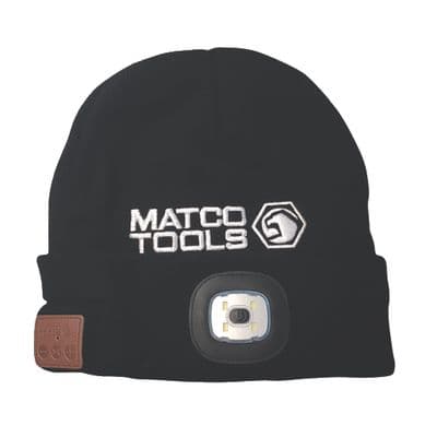 BLUETOON LIGHT BEANIE - BLACK