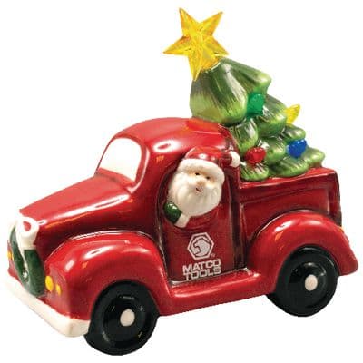 PORCELAIN SANTA TRUCK