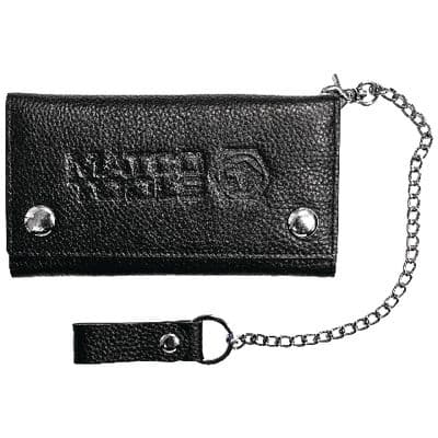 BLACK LEATHER WALLET