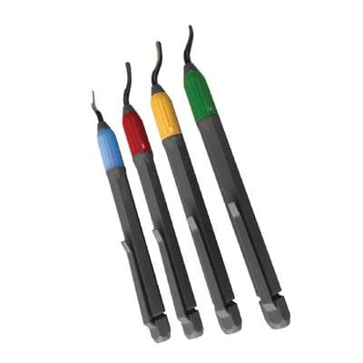 4 PIECE DEBURRING SET