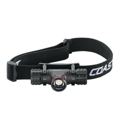 COAST 1,000 LUMENS MULTI-PURPOSE RECHARGEABLE DUAL POWER HEADLAMP