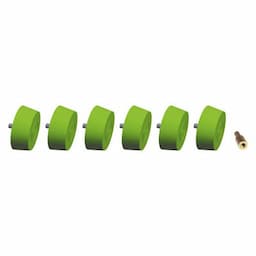 CONICAL ERASER 6 PIECE WITH ADAPTER SET