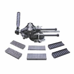 4" LOW PROFILE BENCH VISE WITH SWIVEL MOUNT