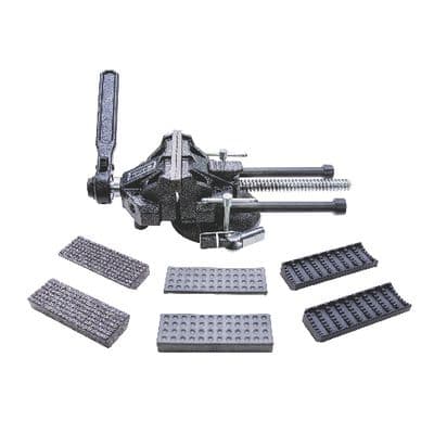 4" LOW PROFILE BENCH VISE WITH SWIVEL MOUNT