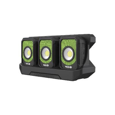 MODULAR 2,250 LUMENS RECHARGEABLE WORK LIGHT - GREEN