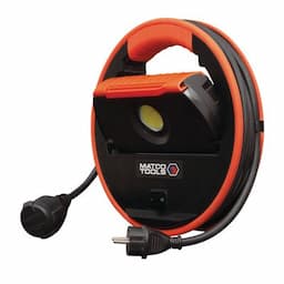 4,000 LUMENS COB FLOODLIGHT WITH CABLE REEL-ORANGE