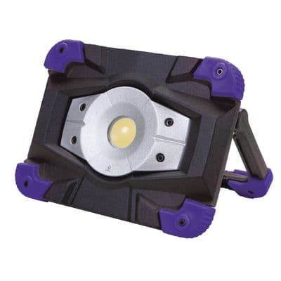 2,000 LUMENS HEAVY-DUTY RECHARGEABLE FLOOD LIGHT - PURPLE