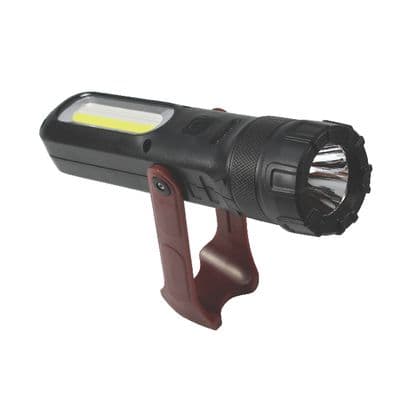 250 LUMENS HANDHELD ROTATING RECHARGEABLE FLASHLIGHT