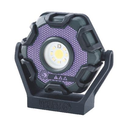 1,000 LUMENS MINI HANDHELD RECHARGEABLE FLOODLIGHT - PURPLE