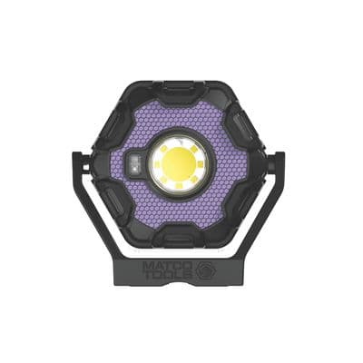 1,000 LUMEN MINI HANDHELD RECHARGEABLE FLOODLIGHT WITH HUMAN BODY SENSOR - PURPLE 