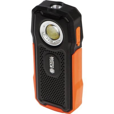 PORTABLE SWIVEL RECHARGEABLE WORK LIGHT WITH SPEAKER