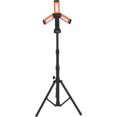 TRIPLE HEAD MULTI-DIRECTIONAL RECHARGEABLE 2000 LUMENS WORKLIGHT WITH TRIPOD