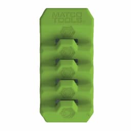 4 SLOT MAGNETIC WRENCH RACK - GREEN