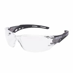 NASCAR BRIO™ SAFETY GLASSES BLACK FRAME AND CLEAR LENS