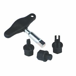4 PIECE PLASTIC OIL PAN DRAIN PLUG TOOL SET