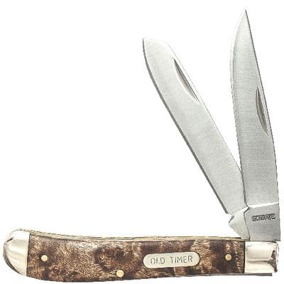 OLD TIMER GUNSTOCK TRAPPER FOLDING POCKET KNIFE