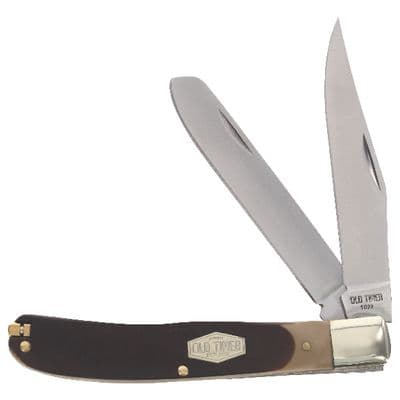 OLD TIMER BEARHEAD TRAPPER FOLDING POCKET KNIFE