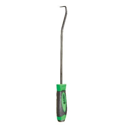 90 DEGREE LONG ANGLED HOOK, GREEN