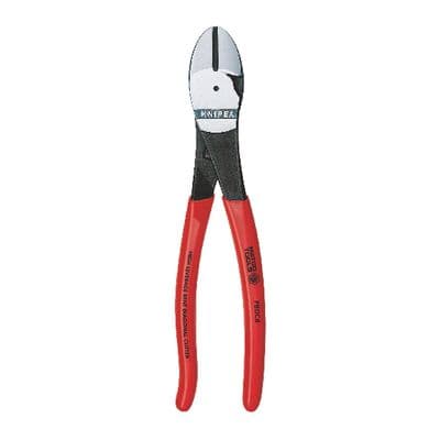 KNIPEX 8" BENT DIAGONAL CUTTER PLIERS