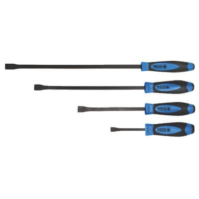 4 PIECE CURVED TIP PRY BAR SET - BLUE