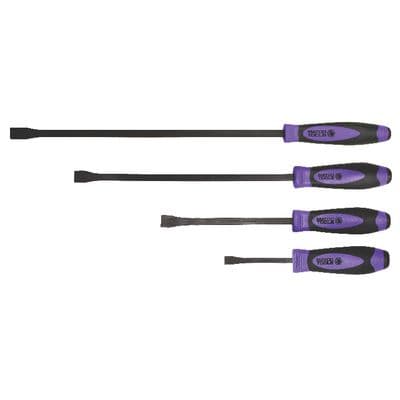 4 PIECE CURVED TIP PRY BAR SET - PURPLE