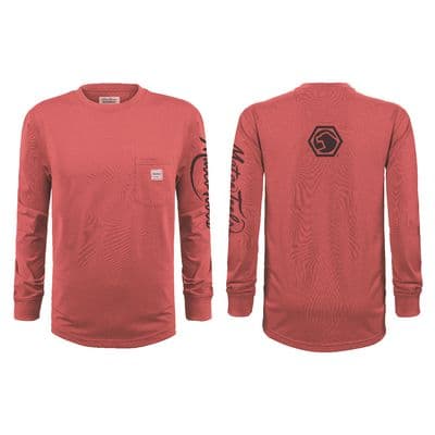 EDDIE BAUER LONG SLEEVE POCKET T-SHIRT - M