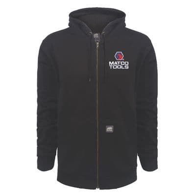BLACK GRID FLEECE LINED JACKET - 2XL