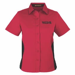 WOMEN'S COLORBLOCK WORKSHIRT - M