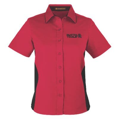 WOMEN'S COLORBLOCK WORKSHIRT - M
