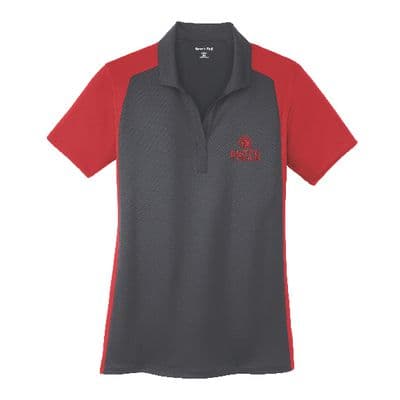 LADIES COLORBLOCK POLO - S